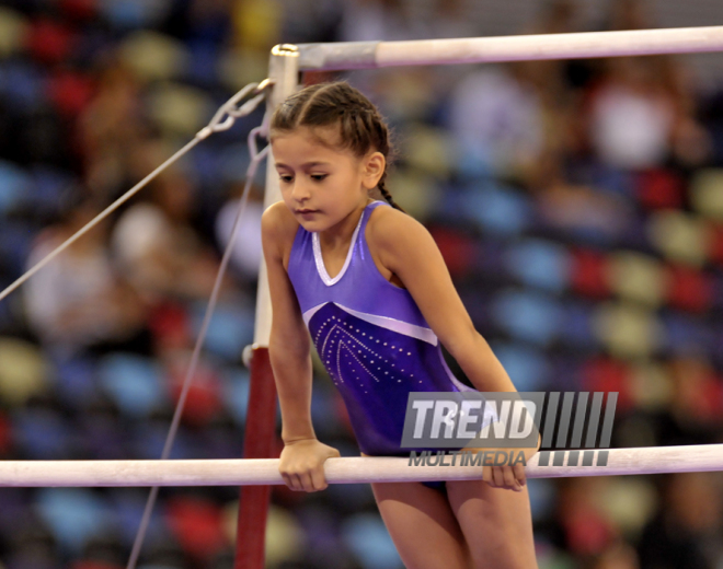 İdman gimnastikası üzrə 22-ci Bakı çempionatı və birinciliyi. Bakı, Azərbaycan, 02 oktyabr 2015 